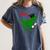 Dinosaur Rawr Diploma Graduate Graduation Women's Comfort Colors T-Shirt Denim