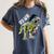 Dinosaur T Rex Rawr Last Day Of School Graduation Shirt Women's Comfort Colors T-Shirt Denim