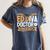 Doctor Of Education EdD Graduation ED Diva Women's Comfort Colors T-Shirt Denim