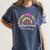 Doctor Of Physical Therapy Therapist DPT Graduation Rainbow Women's Comfort Colors T-Shirt Denim