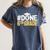 Done 6th Grade Graduation Sixth Grade 6th Graders Women's Comfort Colors T-Shirt Denim