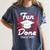 Im Done Graduating Class Of 2019 School Graduation T Shirt Women's Comfort Colors T-Shirt Denim