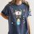 Donkey Nurse RN ER Nursing School Graduation Women's Comfort Colors T-Shirt Denim