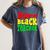 Dope Teacher African American Graduation History Month Women's Comfort Colors T-Shirt Denim