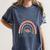 DVM Doctor Veterinary Medicine Veterinarian Graduation 2021 Women's Comfort Colors T-Shirt Denim