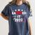 Earned It 2023 For Nurse Graduation Or RN LPN Class Of 2023 Women's Comfort Colors T-Shirt Denim