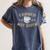 Earned Not Given Police Academy Graduation Police Officer Women's Comfort Colors T-Shirt Denim