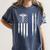 Family Nurse Practitioner Flag FNP Nursing Graduation Women's Comfort Colors T-Shirt Denim