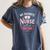 My Favorite Nurse Calls Me Mom Nursing Students Graduation Women's Comfort Colors T-Shirt Denim