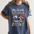 My Favorite Soldier Calls Me Aunt US Army Graduation Aunt Women's Comfort Colors T-Shirt Denim
