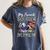 My Favorite Soldier Calls Me Nephew Army Graduation Nephew Women's Comfort Colors T-Shirt Denim