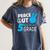Fifth Grade Graduation Peace Out 5th Grade Boys Women's Comfort Colors T-Shirt Denim