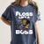 Floss Like A Boss Shirt Class Of 2019 Graduation Kids Women's Comfort Colors T-Shirt Denim