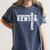 Football Senior Night Football Senior 2025 Graduation 3 Women's Comfort Colors T-Shirt Denim