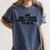 Only Four More Years To Go Middle School Graduation Women's Comfort Colors T-Shirt Denim