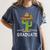 Fun High School College Graduate Humor Graduation Women's Comfort Colors T-Shirt Denim
