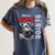 Fun Trendy UFO Sloth Graduation Class Of 2024 Senior Women's Comfort Colors T-Shirt Denim