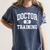 Future Doctor In Training Medical Med School MD Graduation Women's Comfort Colors T-Shirt Denim