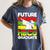 Future HBCU African American Gradute Graduation Women's Comfort Colors T-Shirt Denim