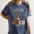 Future HBCU Grad Graduate Afro Boy College Graduation Women's Comfort Colors T-Shirt Denim