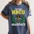 Future HBCU Graduation Shirt College Flossing Girl Tee Women's Comfort Colors T-Shirt Denim