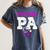 Future PA Physician Assistant Graduation Women's Comfort Colors T-Shirt Denim
