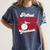 Girlfriend Of a 2025 Graduate Prom Graduation 25 VolleyBall Women's Comfort Colors T-Shirt Denim