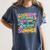 Goodbye 1st Grade To 2nd But First Summer Graduation Women's Comfort Colors T-Shirt Denim