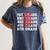 Goodbye 4th Grade Graduation Last Day School Hello 5th Grade Women's Comfort Colors T-Shirt Denim