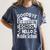 Goodbye Elementary School Graduation Hello Middle School Women's Comfort Colors T-Shirt Denim