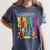 Goodbye Kinder Garten Hello 1st Grade Graduation 2024 Women's Comfort Colors T-Shirt Denim