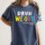 Goodbye Kindergarten Hello 1st Grade Kindergarten Graduation Women's Comfort Colors T-Shirt Denim