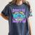 Goodbye School Hello Summer Last Day Of School Graduation Women's Comfort Colors T-Shirt Denim