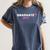 Graduate Flamingo 2018 Cute Graduation Women's Comfort Colors T-Shirt Denim