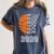 Graduate Senior Class 2020 Graduation Basketball Player Women's Comfort Colors T-Shirt Denim