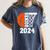 Graduate Senior Class Of 2024 Basketball Player Graduation Women's Comfort Colors T-Shirt Denim