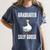 Graduated Silly Goose Student Graduation 2026 Grad Women's Comfort Colors T-Shirt Denim
