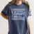 I Graduated Im Like Smart And Stuff Graduation Women's Comfort Colors T-Shirt Denim