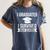 I Graduated I Survived High School Graduation Women's Comfort Colors T-Shirt Denim