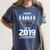 Graduation 2019 TShirt Proud Dad Of Senior Women's Comfort Colors T-Shirt Denim