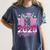 Graduation 2025 Proud Mom Of 2025 Graduate Floral Women Women's Comfort Colors T-Shirt Denim
