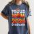 Graduation Basketball Retro Proud Mom Of A 2026 Graduate Women's Comfort Colors T-Shirt Denim