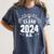 Graduation BS Class Of 2024 Grad Congratulations Graduate Women's Comfort Colors T-Shirt Denim