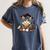 Graduation Cat Graduation Present For Graduate Grad Women's Comfort Colors T-Shirt Denim