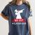 Graduation Class 2018 Dabbing College Grad Shirt Women's Comfort Colors T-Shirt Denim