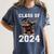 Graduation Class Of 2024 Bigfoot Graduated Seniors 2024 Women's Comfort Colors T-Shirt Denim