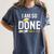 Graduation Class Of 2025 I Am So Done Graduation Women's Comfort Colors T-Shirt Denim