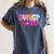 Graduation Class Of 2026 Senior Pink Coquette Bow 2026 Grade Women's Comfort Colors T-Shirt Denim