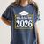 Graduation Class Of 2026 Senior 2026 Women's Comfort Colors T-Shirt Denim