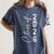 Graduation Class Of 2026 Women's Comfort Colors T-Shirt Denim